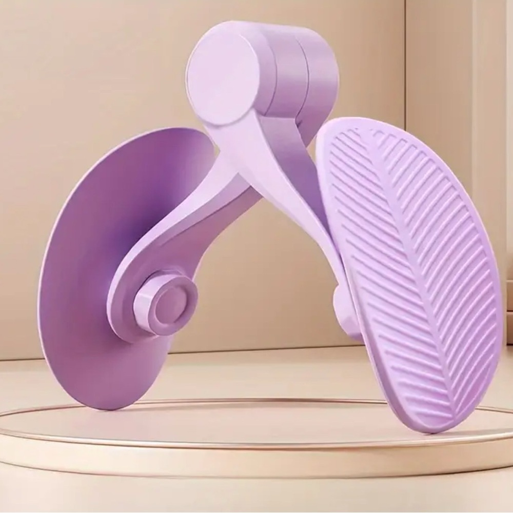 Purple Yoga Exercise Multifunctional Muscle Trainer Thigh Master